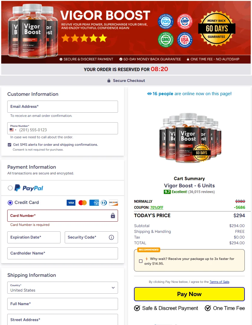 Ikaria Lean Belly Juice Vigor Boost Order Page